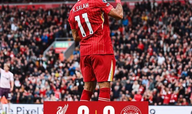 开云体育app-【英超】利物浦2比0布伦特福德，迪亚斯百场传射